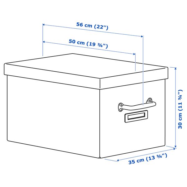 Упаковка 8 из 7 для IKEA - схема-чертеж с размерами