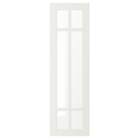 STENSUND Стеклянная дверь - белый 30x100 см