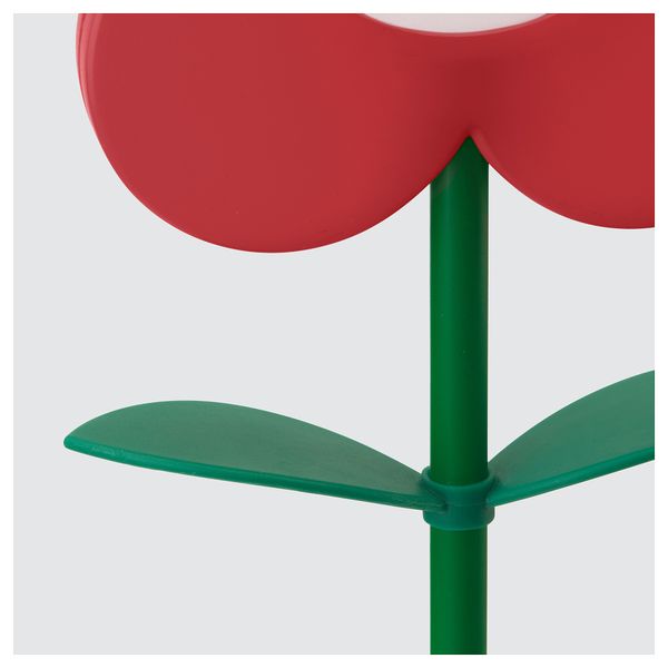 Подсветка на солнечных батарее, светодиод СОЛВИДЕН, для сада, цветок красный - схема-чертеж с размерами