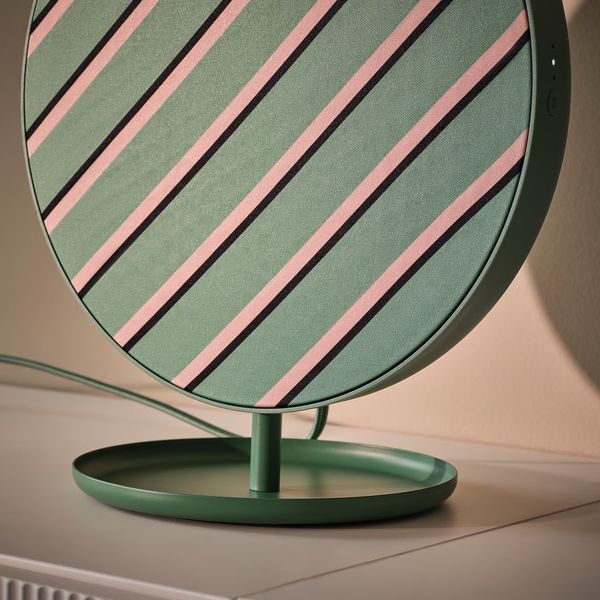 SOLSKYDD Динамик bluetooth - зеленый 29 см - схема-чертеж с размерами