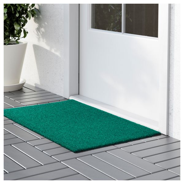 Придверный коврик ОПЛЕВ, д/дома/улицы зеленый (50x80 см) - схема-чертеж с размерами