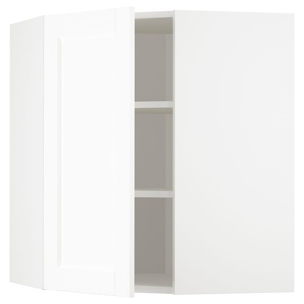 Угловой навесной шкаф с полками, 68x80 cm IKEA METOD МЕТОД 694.736.00 - фото 1