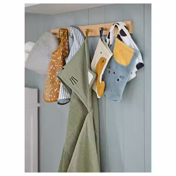 GULDVÄVARE ГУЛЬДВЭВАРЕ Мочалка-варежка 14x22 см - схема-чертеж с размерами