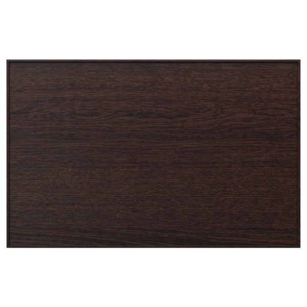 Дверь, фронтальная панель ящика ИНВИКЕН, черно-коричневый шпон (60x38 см) - схема-чертеж с размерами