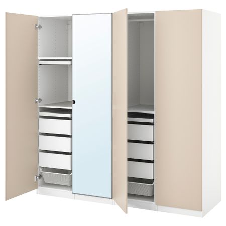 Гардероб, комбинация, 200x60x201 cm IKEA PAX ПАКС, REINSVOLL РЕИНСВОЛЛ, VIKEDAL ВИКЕДАЛЬ 194.199.03