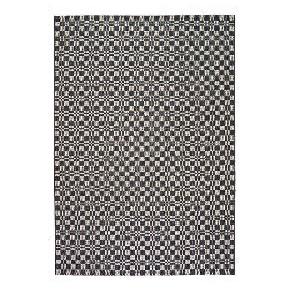 Ковер, безворсовый ВЭРУМ, серый д/дома/улицы серый (160x230 см) - фото 1