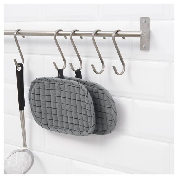 S-крючок ГРУНДТАЛЬ, нержавеющ сталь - схема-чертеж с размерами