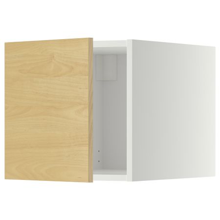Верхний шкаф МЕТОД, белый, Тингсрид береза (40x40 см)
