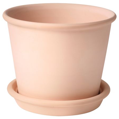 Горшок цветочный с поддоном, для дома, улицы терракота 15 см IKEA MUSKOTBLOMMA МУСКОТБЛОММА 404.548.95