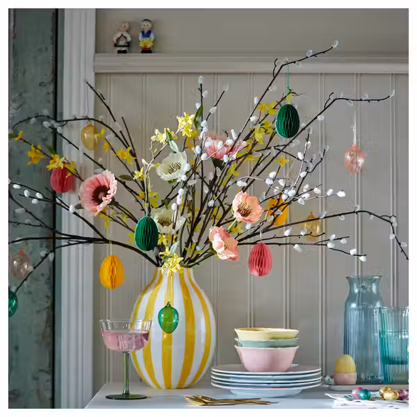 TJÄRLEK ТЭРЛЕК Украшение подвесное - схема-чертеж с размерами