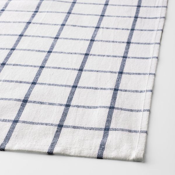 Полотенце кухонное, белый, синий 50x65 см IKEA ELLY ЭЛЛИ 603.721.20 - фото 4