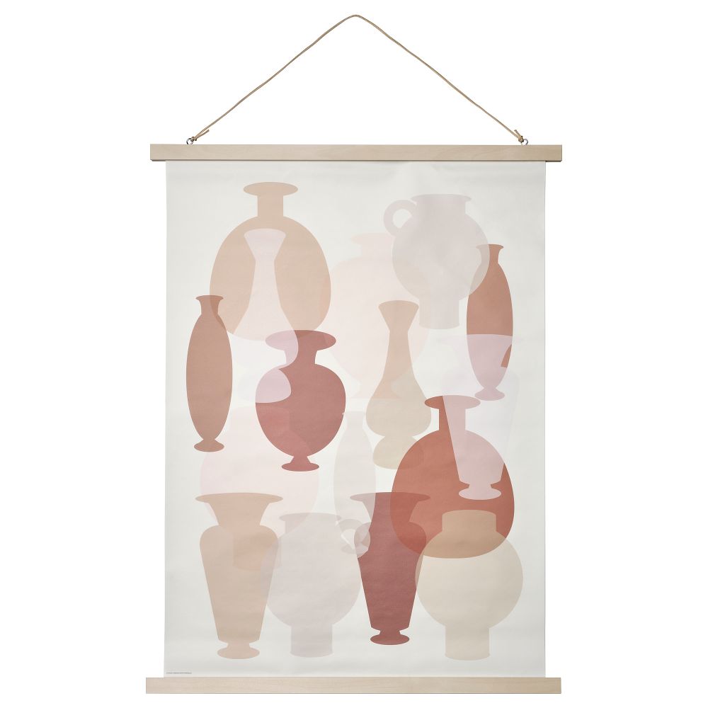 Подвесное текстильное панно, 50x70 см, Формы ручной работы IKEA PÅLHULT 105.452.46 - фото 1