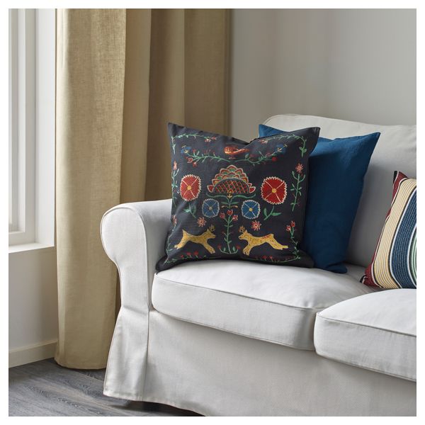 Чехол на подушку РЕНРЕПЕ, разноцветный (50x50 см) - фото 3