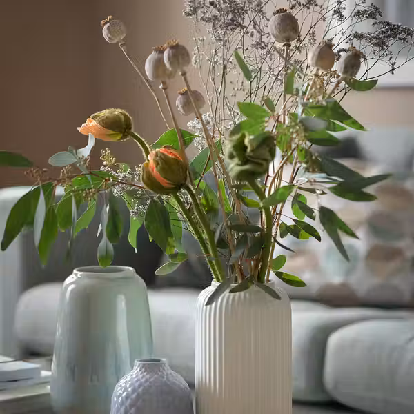 STILREN Ваза - белый 22 см - фото 4