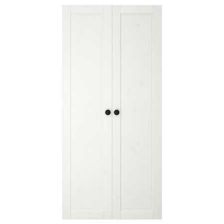 Дверь СТУВА БЕТСАД, белая морилка (60x128 см)