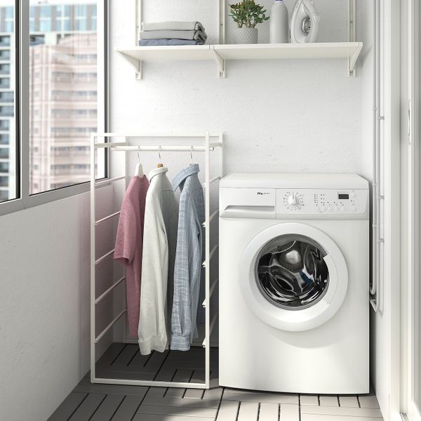 Гардероб, комбинация, белый 50x51x104 см IKEA JONAXEL ЙОНАКСЕЛЬ 093.114.94 - схема-чертеж с размерами