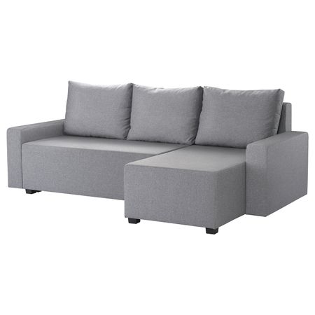 Диван-кровать с козеткой, Рудорна светло-серый IKEA GIMMARP ГИММАРП 304.489.04