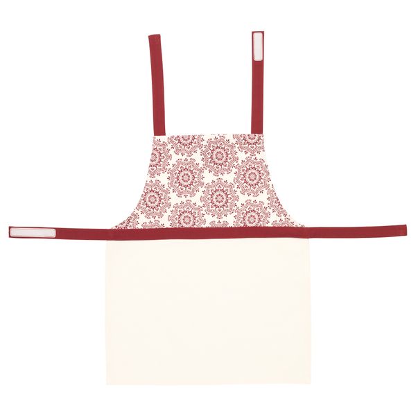 Фартук детский ВИНТЕР 2015, белый, красный - схема-чертеж с размерами