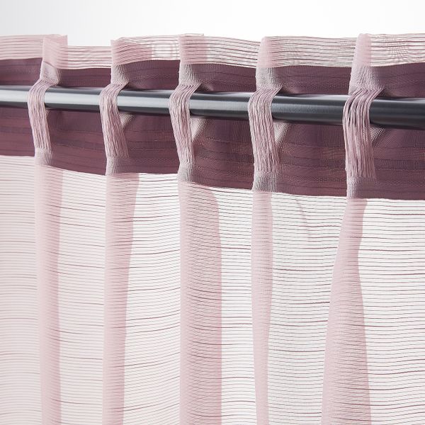 Гардины, 2 шт., розовый 145x300 см IKEA GJERTRUD ГЕРТРУД 604.647.75 - схема-чертеж с размерами