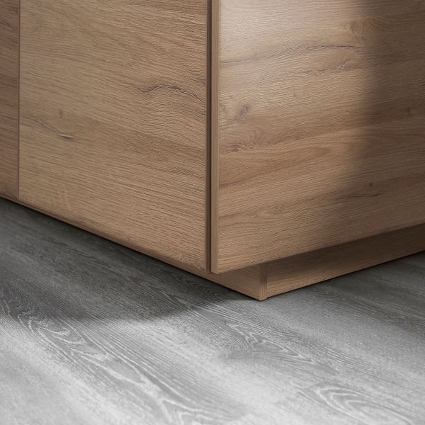 Цоколь, под дуб 220x8 см IKEA VOXTORP ВОКСТОРП 105.081.59 - схема-чертеж с размерами