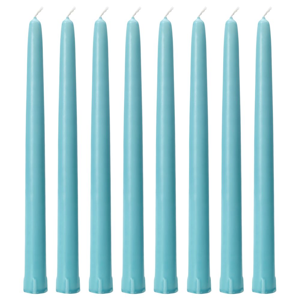 Неароматическая свеча КЛОКХЕТ, голубой (25 см) - фото 1