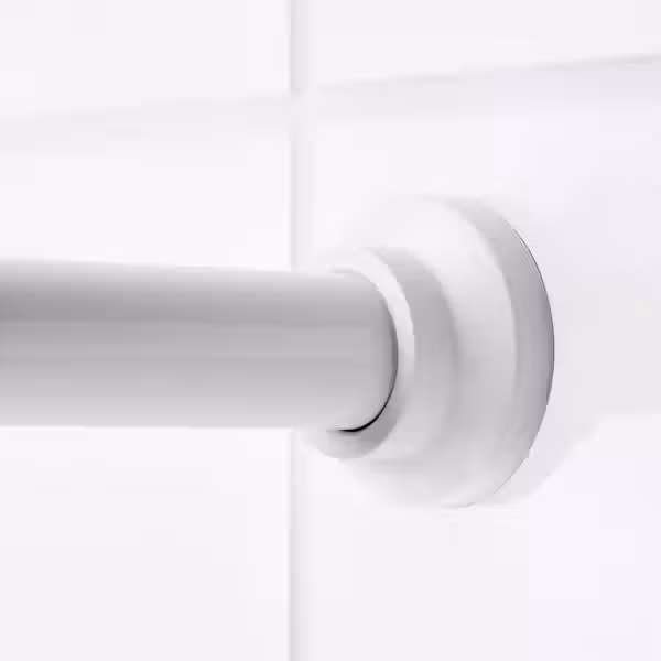 BOTAREN Штанга для шторы в ванную - белый 70-120 см - фото 2