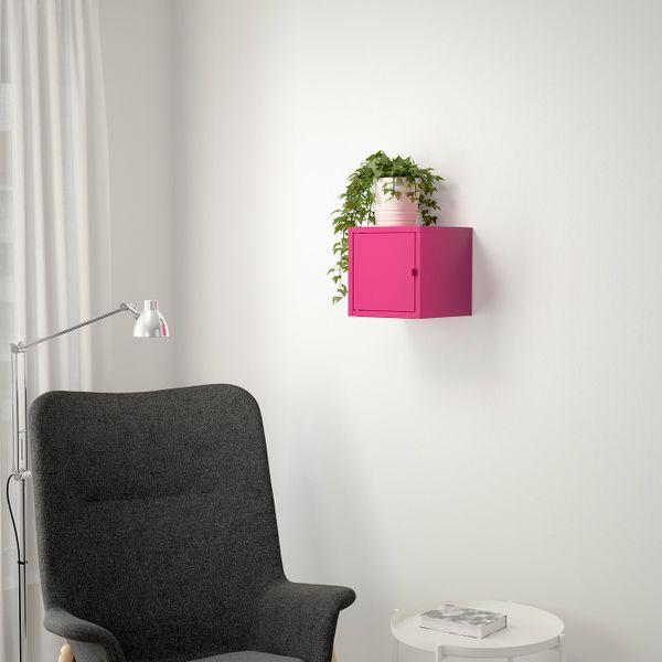 Шкаф, металлический/розовый 25x25 см IKEA ЛИКСГУЛЬТ 803.996.61 - фото 4