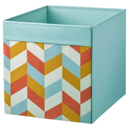 Коробка, разноцветный 33x38x33 см IKEA DRÖNA ДРЁНА 204.670.59