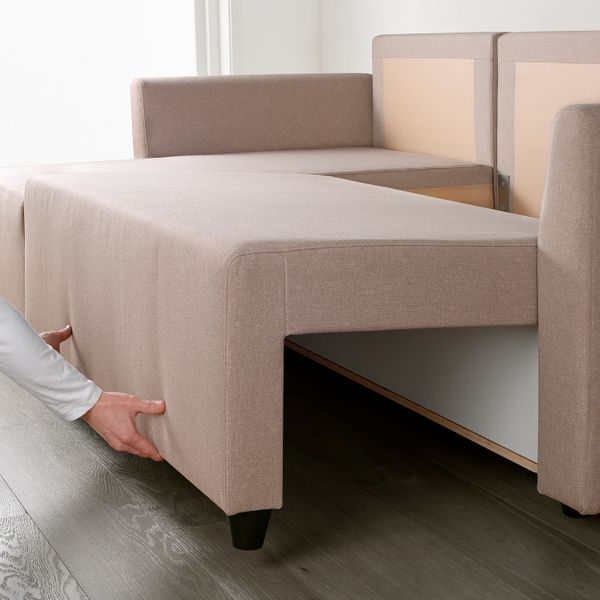 Диван-кровать с козеткой, Рудорна бежевый IKEA BRISSUND БРИССУНД 404.481.78 - фото 3