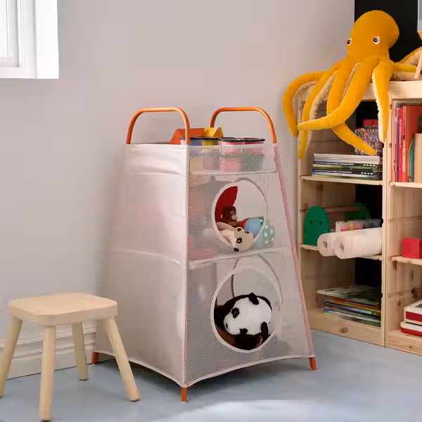 TIGERFINK ТИГЕРФИНК Модуль для хранения с отделениями - бежевый/оранжевый - фото 2