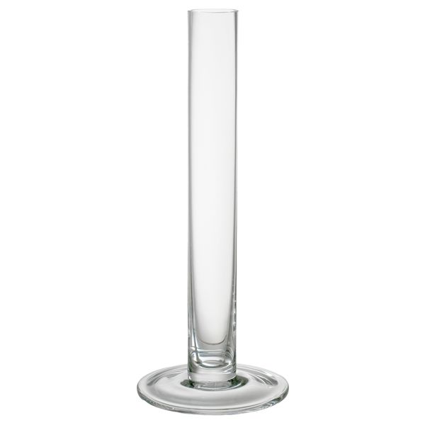 Ваза ТАЙТ, прозрачное стекло (23 см) - фото 1