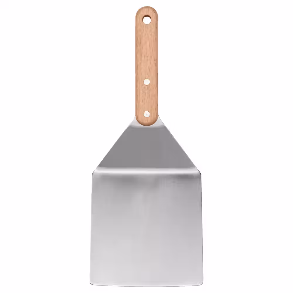 GRILLTIDER Лопатка для котлет - нержавеющ сталь/бук 30 см - фото 1