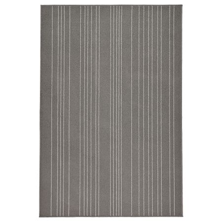 Ковер, короткий ворс ХЮЛЬСИГ, серый (120x180 см)