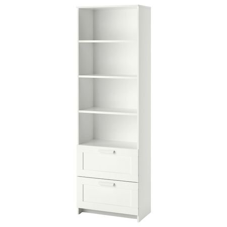 Стеллаж, белый 60x190 см IKEA BRIMNES БРИМНЭС 903.833.39
