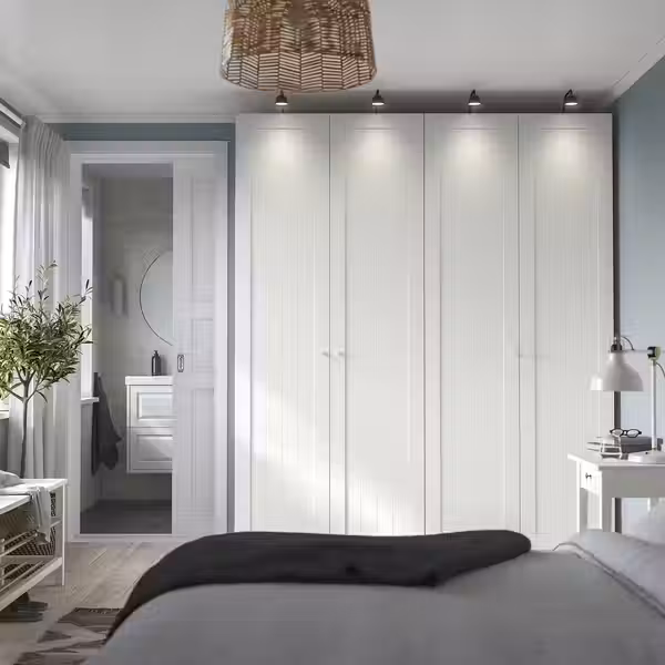 PAX / GULLABERG Гардероб, комбинация - белый/белый 200x60x236 см - фото 2