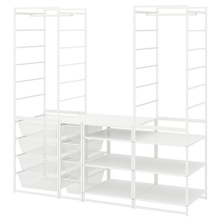 Гардероб, комбинация, белый 173x51x173 см IKEA JONAXEL ЙОНАКСЕЛЬ 993.112.58