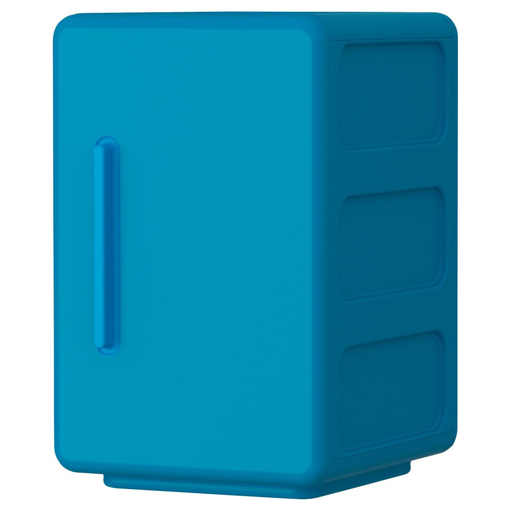 Шкаф ЛЕЙЕН, синий (20x31 см) - фото 1