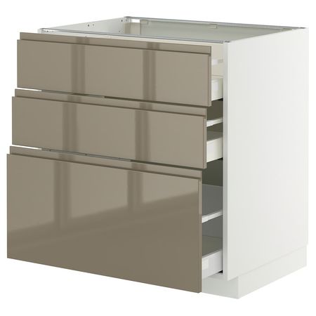 METOD / MAXIMERA Напольный шкаф с 3 ящиками