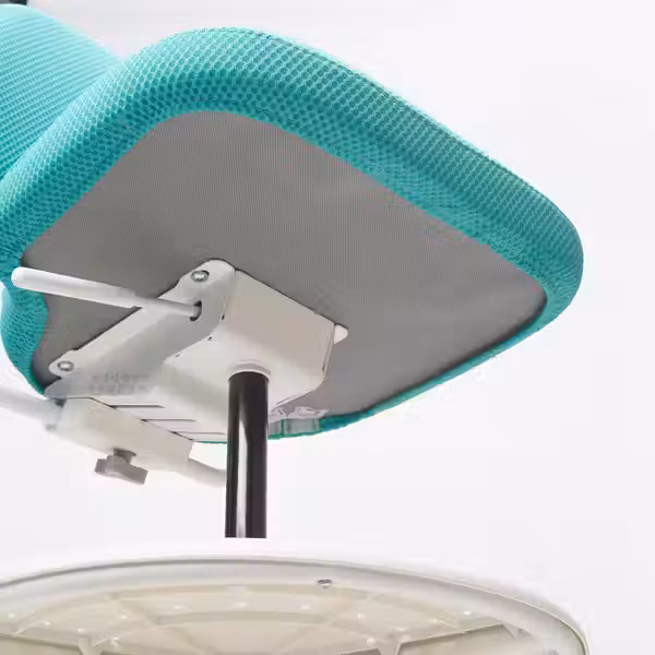 VIMUND Детский стул д/письменного стола - бирюзовый - схема-чертеж с размерами