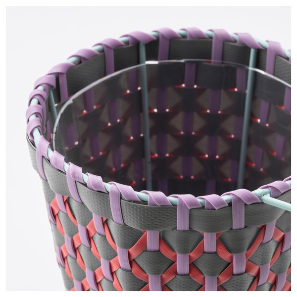 Кашпо с держателем СОЛРОСФРО, д/дома/улицы разноцветный (12 см) - фото 2