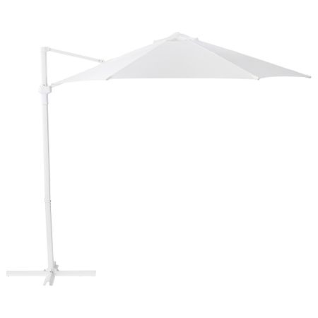 Зонт от солнца, подвесной, белый, 270 см IKEA HÖGÖN ХЁГЁН 004.453.51