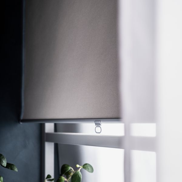 Рулонная штора, серый 100x195 см IKEA SKOGSKLÖVER СКОГСКЛЁВЕР 203.706.27 - схема-чертеж с размерами