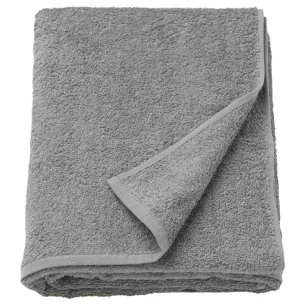 Простыня банная, классический серый, 100x150 см IKEA ГЭРЕН 503.645.78 - фото 1