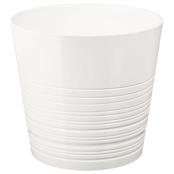 Кашпо, белый 32 см IKEA MUSKOT МУСКОТ 503.781.94 - фото 1