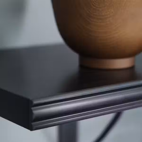 BERGSHULT Полка - коричнево-чёрный 80x30 см - фото 4