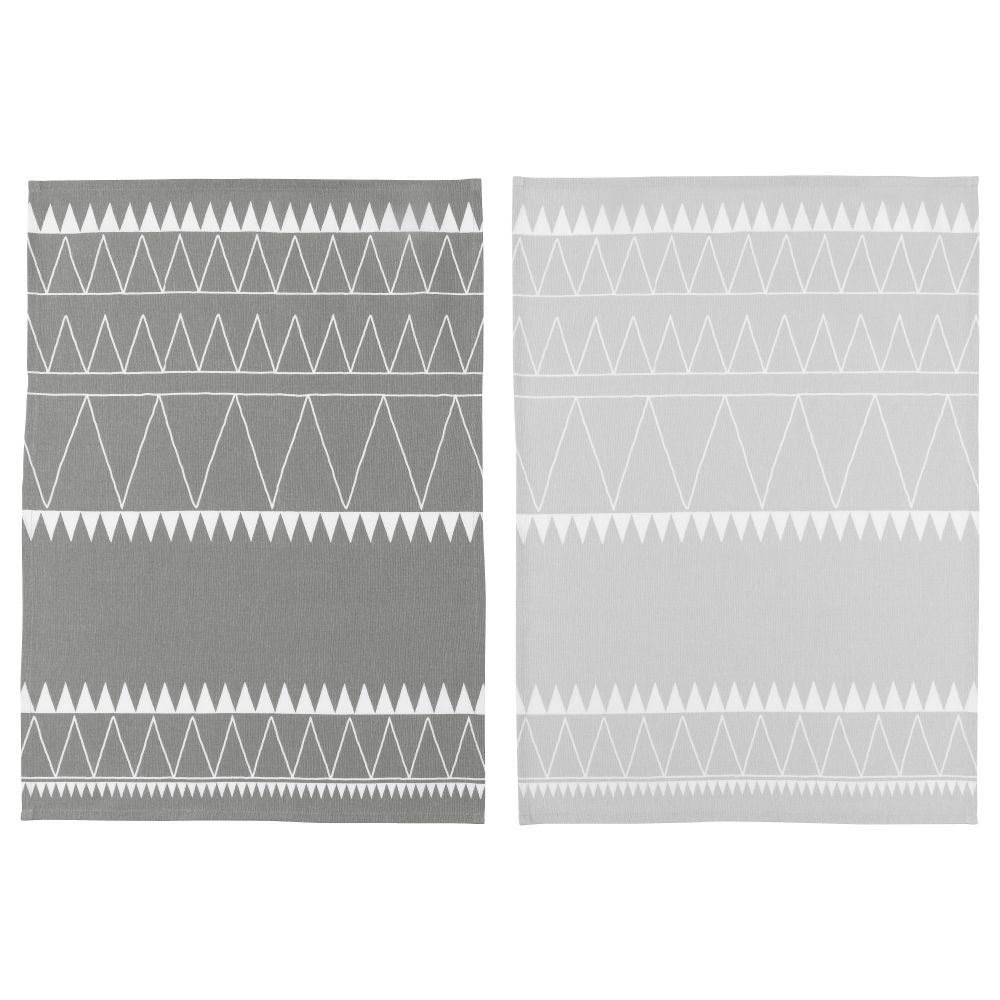 Полотенце кухонное ВИНТЕР 2017, серый, белый (50x70 см) - фото 1