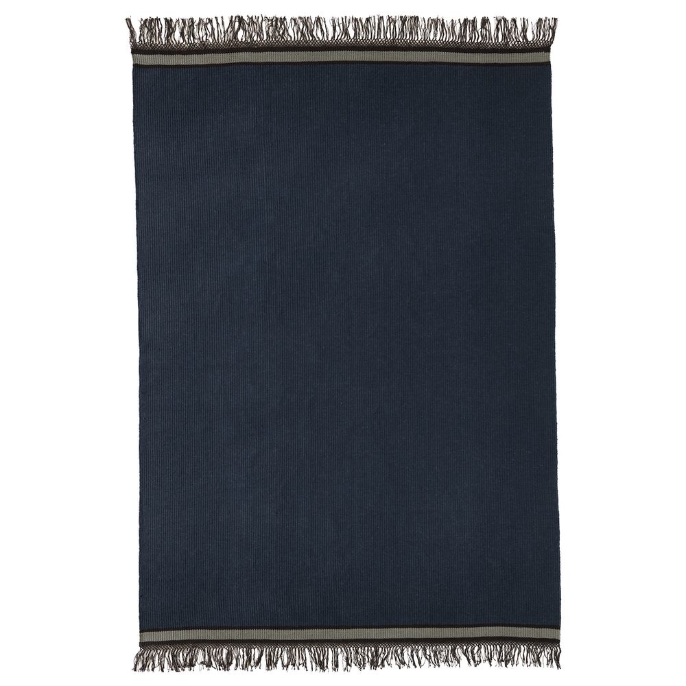 Ковер безворсовый, ручная работа/синий 170x240 см IKEA СТОКГОЛЬМ 2017 603.520.99 - фото 1