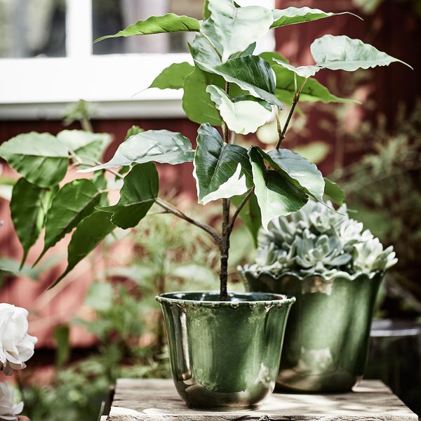 Искусственное растение в горшке, для дома, улицы Смоковница 12 см IKEA FEJKA ФЕЙКА 604.761.08 - фото 2