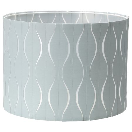 Абажур, 42 см, синий, серебристый IKEA LÖKNÄS ЛЁКНЭС 304.062.25