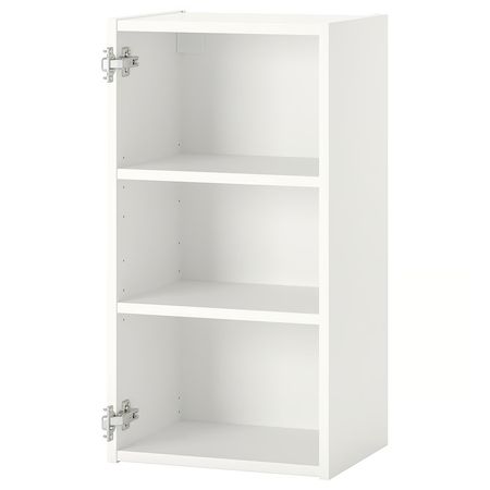 ENHET Навесной шкаф с 2 полками - белый 40x30x75 см